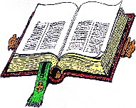 A picture of the open book of life