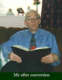 Picture of Tony Cottam after he became Christian.